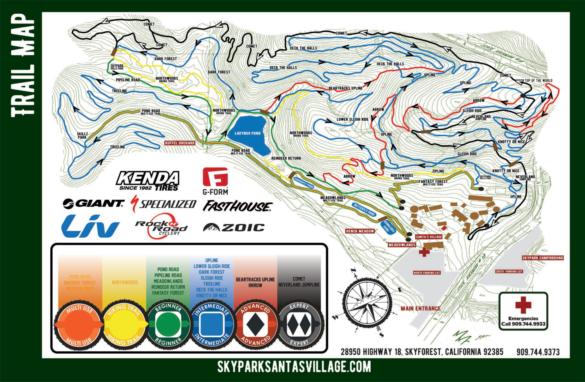 skypark mountain bike